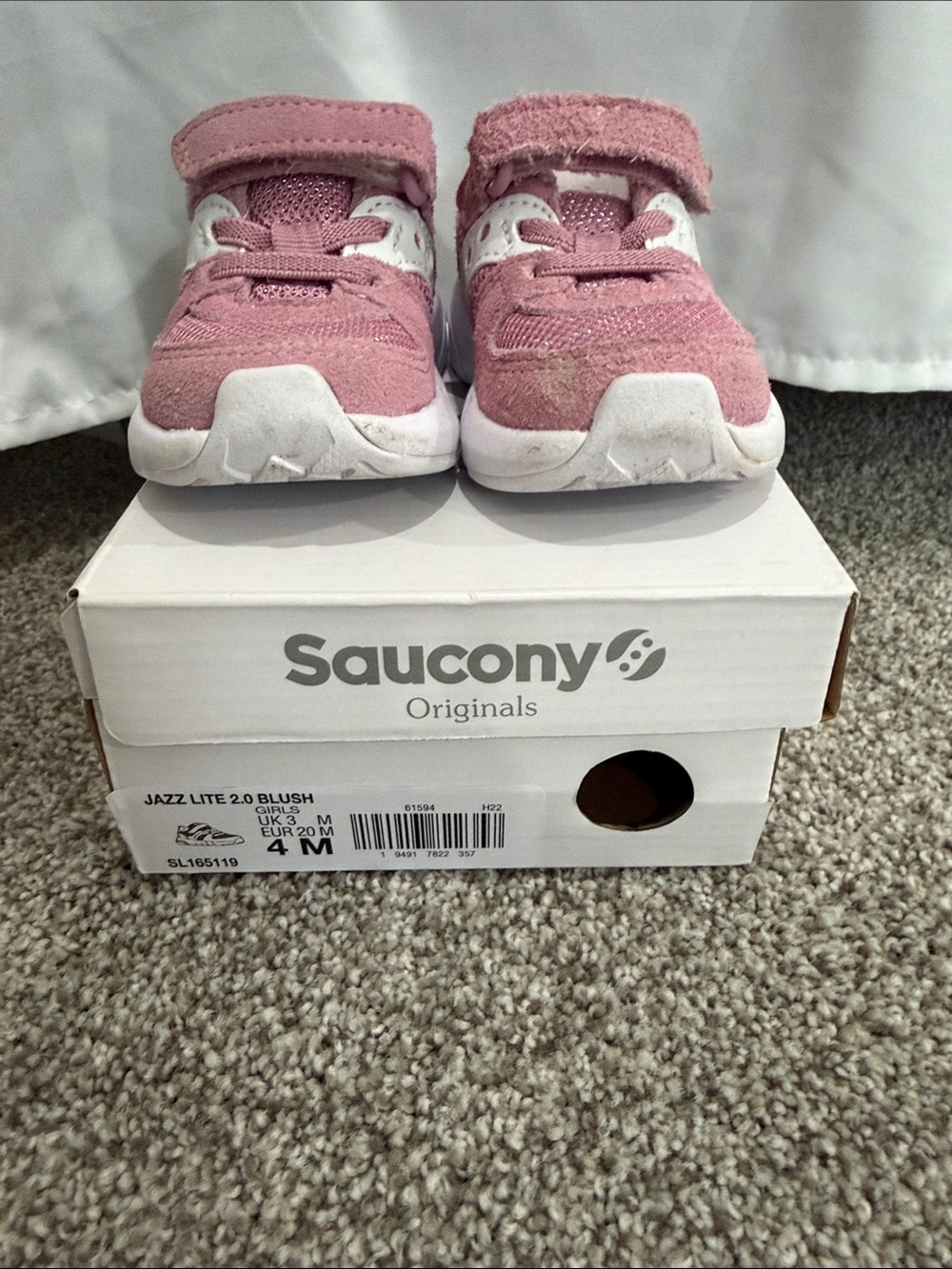 Saucony Kids Blush Pink Sneakers